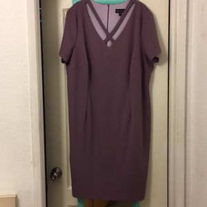 Lavender dress knee length